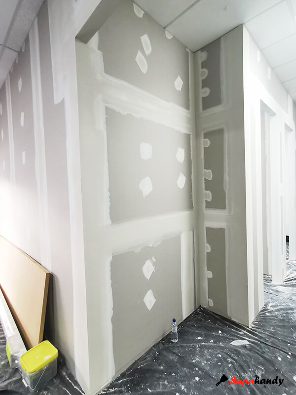 Parramatta-office-partition-Plastering