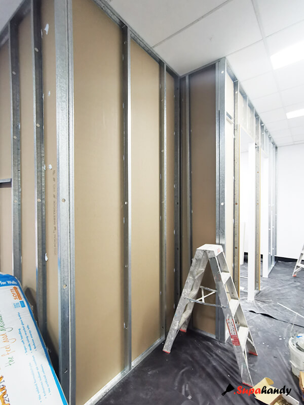 Parramatta-office-partition-steel-stud-batts