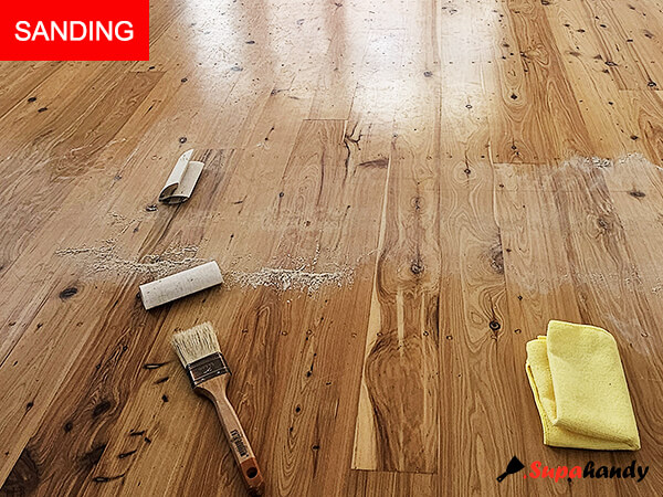 sanding scratches on timber floors