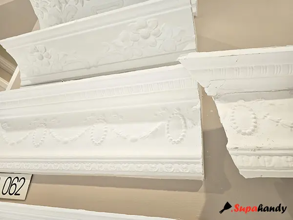 Double-check the matching profile decorative cornice at the supplier's showroom
