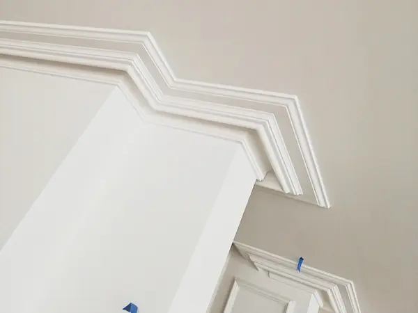 Paddington style cornice on column wall installed by Supahandy in year 2020