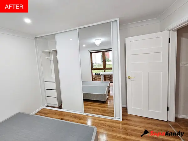 custom standard white wardrobe, Fresh and clean