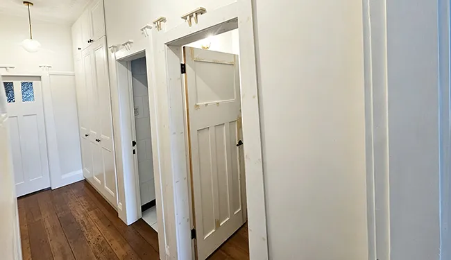 This custom replica heritage door jamb has been handcrafted by Supahandy