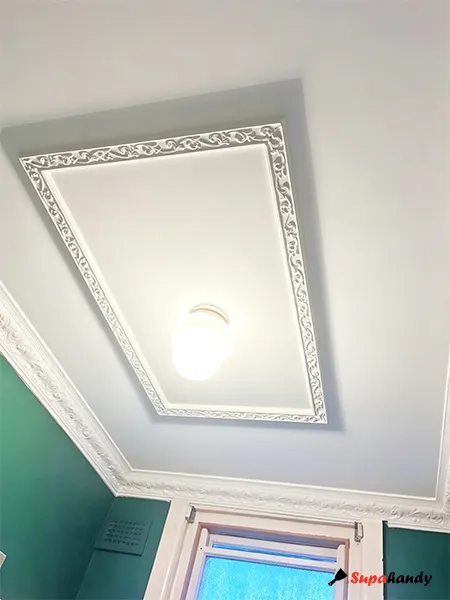 Installed cornices